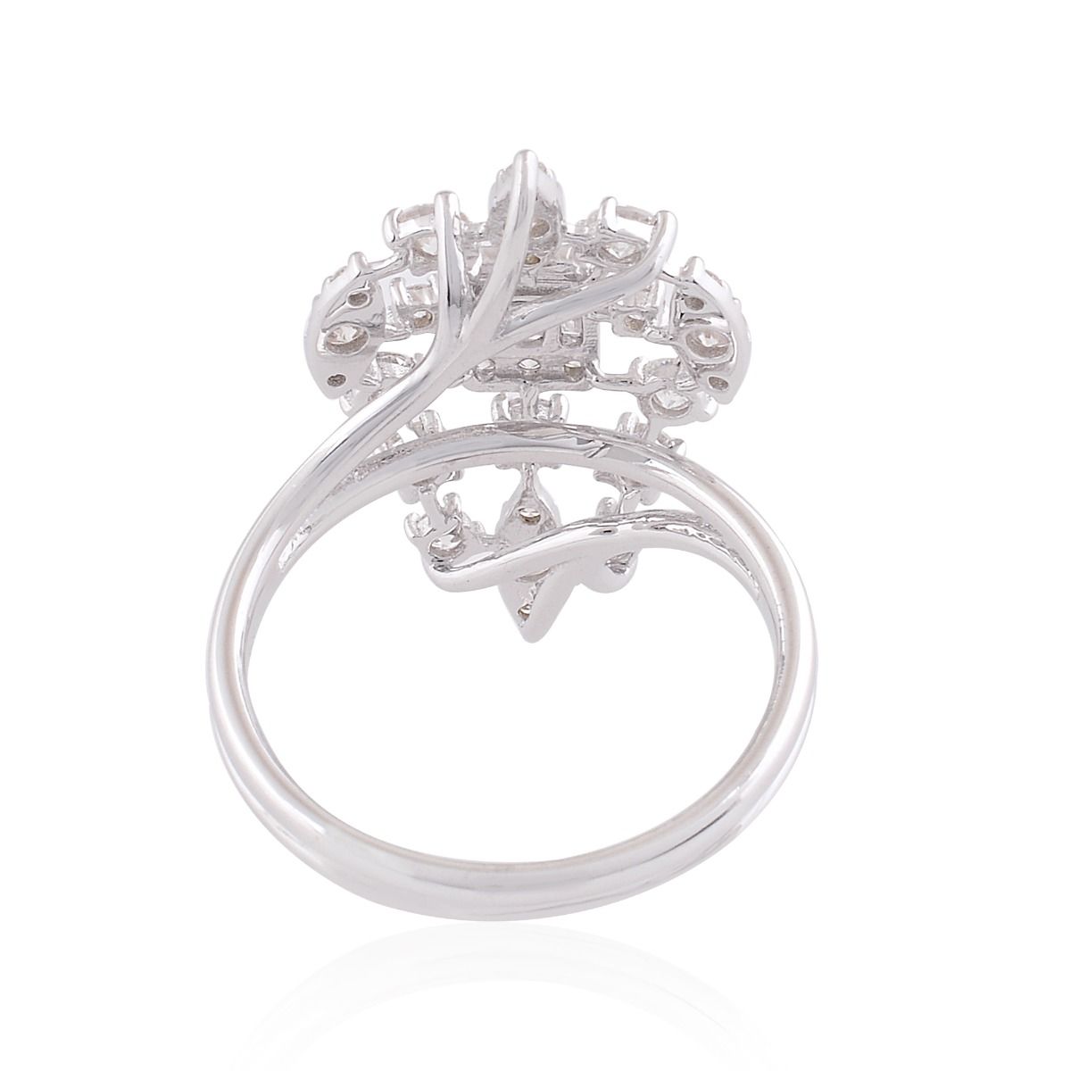 1.15 TCW Solid 18 Kt Gold SI Clarity HI Color Baguette & Round Diamond Proposal Designer Ring