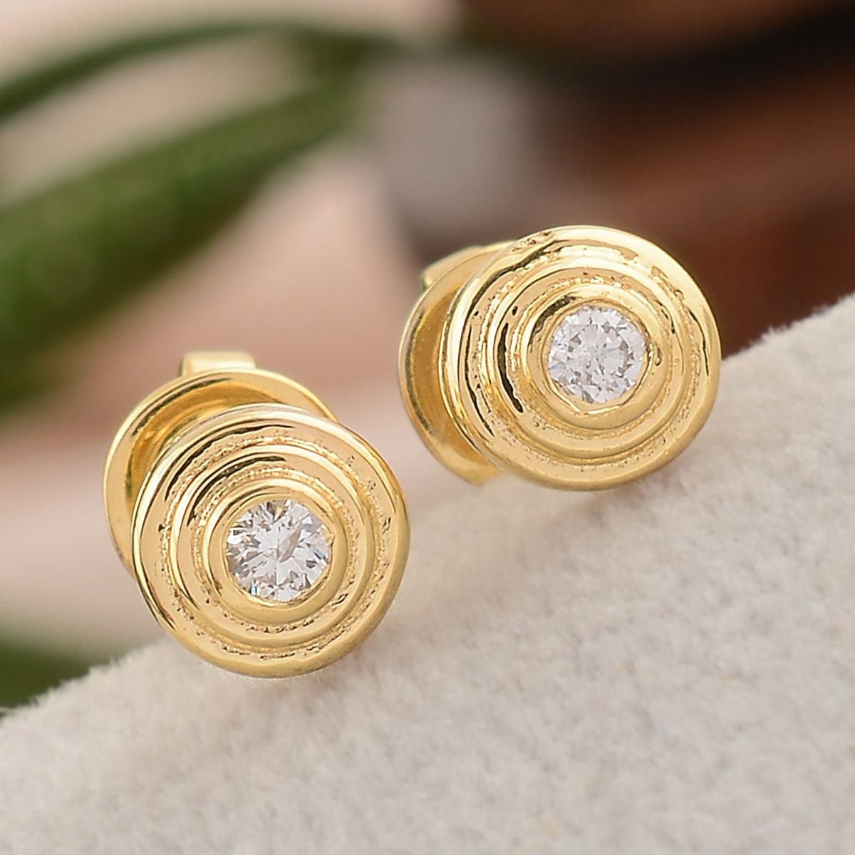 0.90 carats SI Clarity HI Color Diamond Studs In 18k Yellow Gold |Diamond Stud Earrings |Pair Of Studs |Tiny Stud Earrings |Jewelry For Women