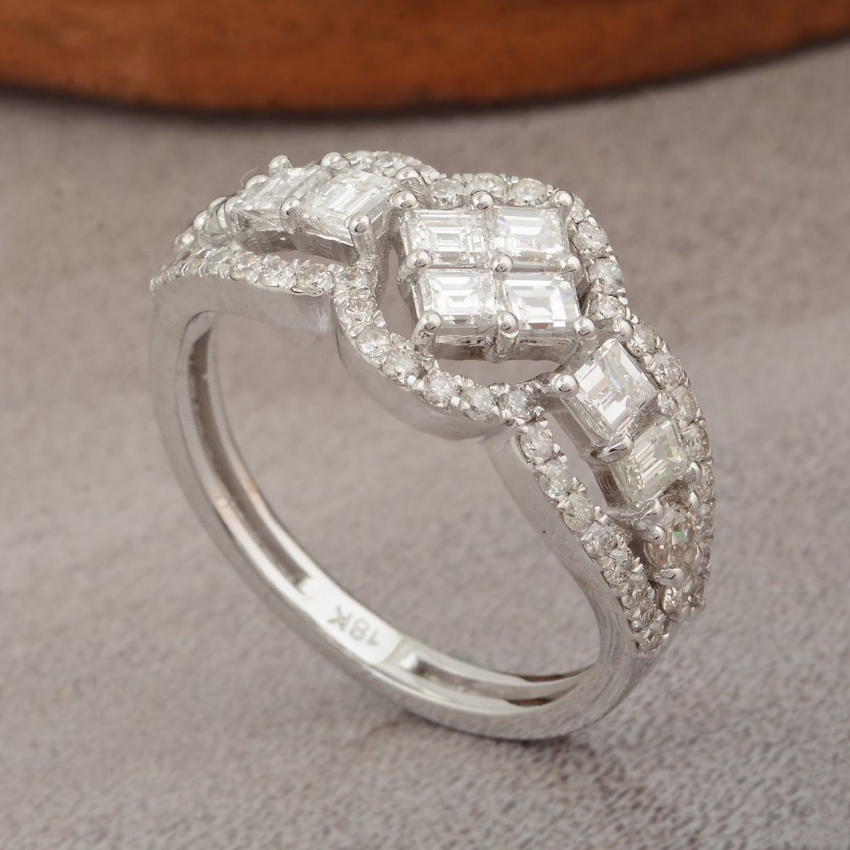 18k White Gold 1.35 Carats SI Clarity HI Color Diamond Ring |Party Wear Ring |Gift For Her |Jewelry For Women