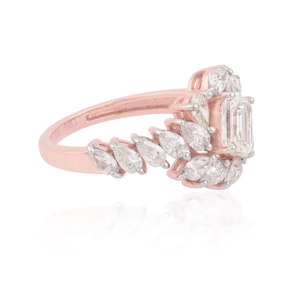 18k Rose Gold 2.55 TCW SI Clarity Hi Color Diamond Ring |Engagement Ring |Jewelry For Women |Gift For Her