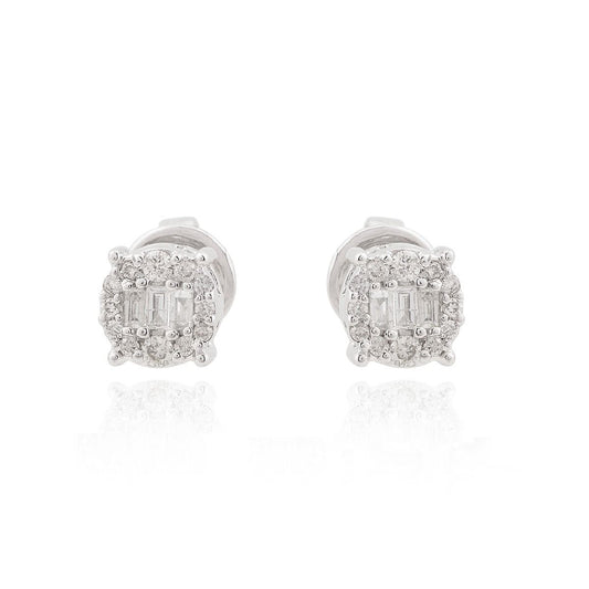 0.61 TCW SI Clarity HI Color Diamond Stud Earring |Minimalist Studs |Jewelry For Women|Gift For Her